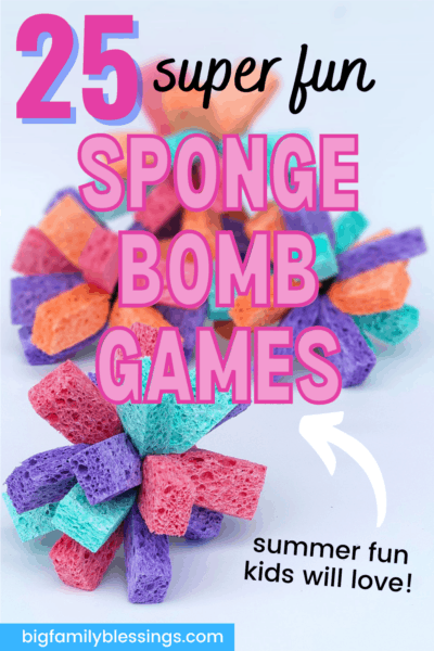 25 Great Games to Play with Sponge Bombs - Big Family Blessings