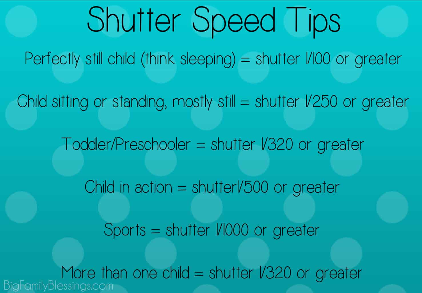choose shutter speed