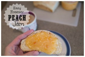 Easy Freezer Peach Jam