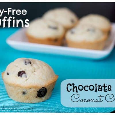 Dairy-Free Chocolate Chip Coconut Cream Muffins