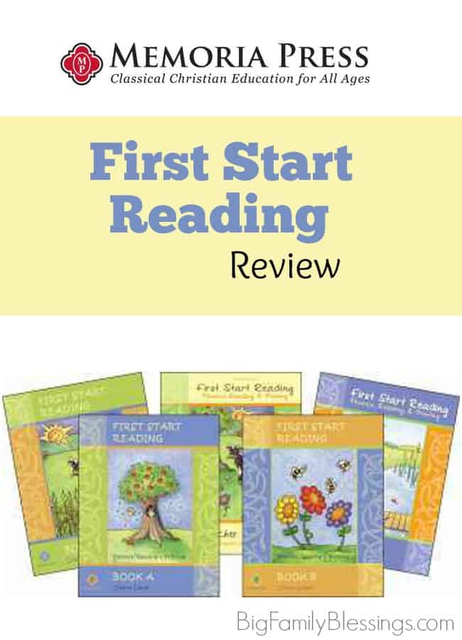 Phonics with First Start Reading by Memoria Press {Review}