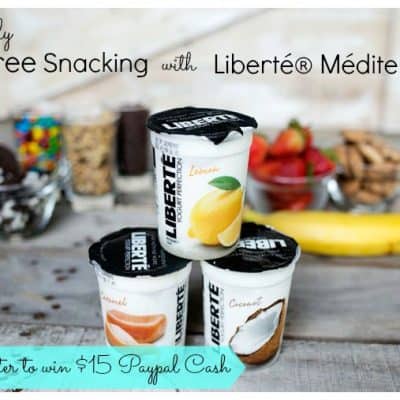 Virtually Guilt-free Snacking with Liberté® Méditerranée Yogurt {Giveaway}