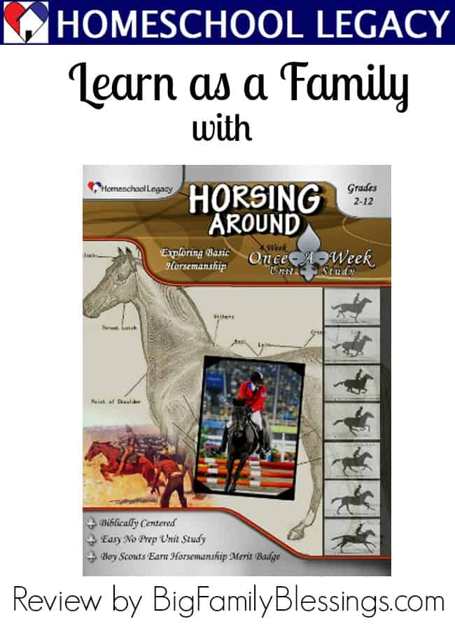 Horsing Around Once-a-Week Unit Study {Review}