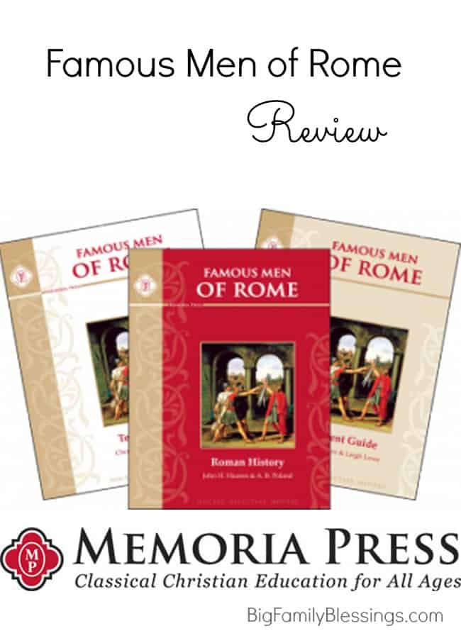 Famous Men of Rome Set by Memoria Press {Review}