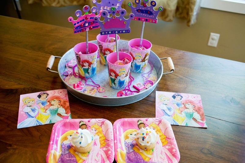 Disney Princess Crown Wand Party Craft and Favor Tutorial