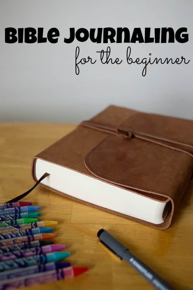 Bible Journaling for the beginner. 8 simple ways to get started today! Aren't artistic- there are great ways to use your journaling Bible anyway!