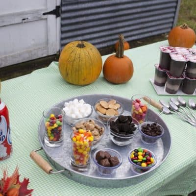 Leftover Candy Pudding Buffet