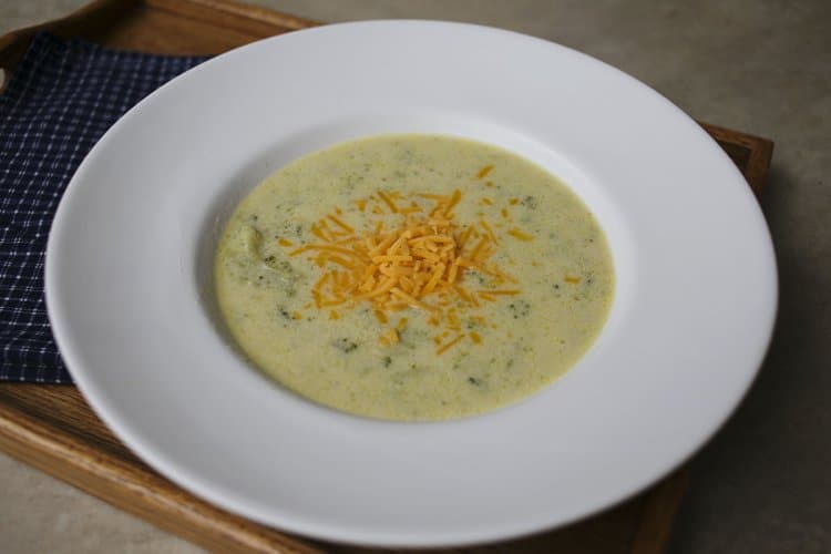 Super Cheesy (and Easy) Broccoli Cheese Soup