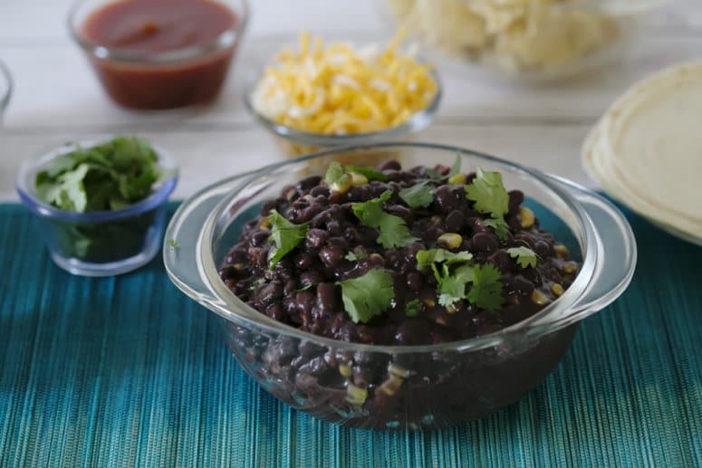 Black Bean Fiesta and Fixings Station