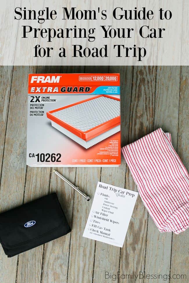 So, with summer travel looming, what can a single Mom do to ensure her car is in good shape for a road trip?
