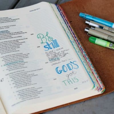 How to Start Bible Journaling Right Now
