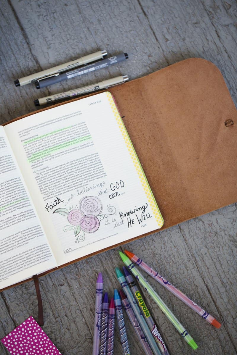 Simple Bible Journaling Tips for the Non-Artistic