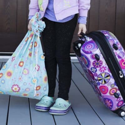 Easy DIY Travel Laundry Bag