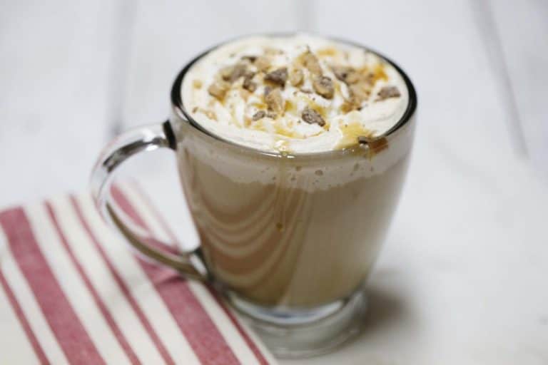 White Chocolate Toffee Nut Latte