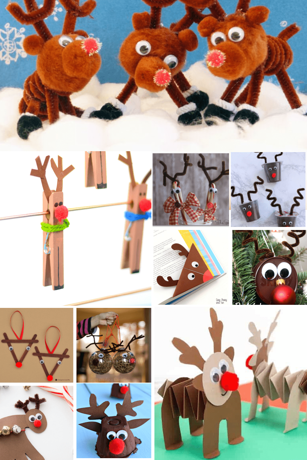 20 Reindeer Crafts for Kids