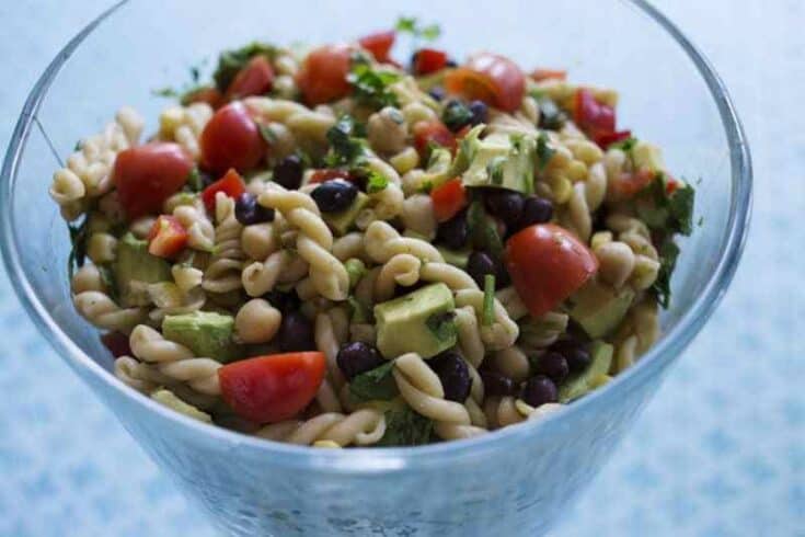 Black Bean Cilantro Pasta Salad