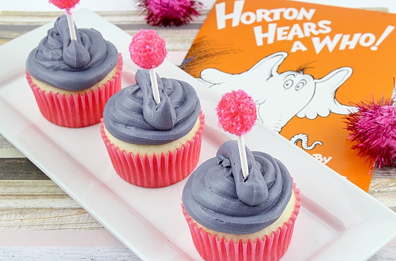 Dr. Seuss Party Idea – Horton Hears A Who Cupcakes