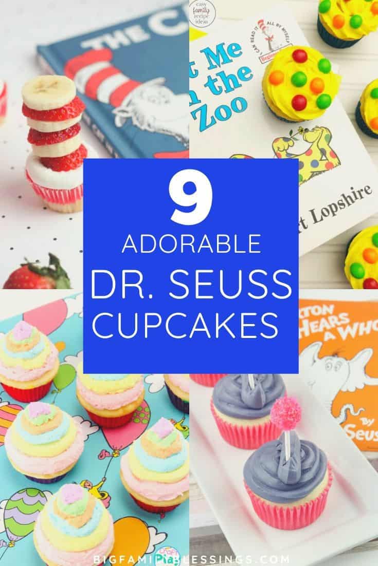 9 Adorable Dr. Seuss Cupcakes
