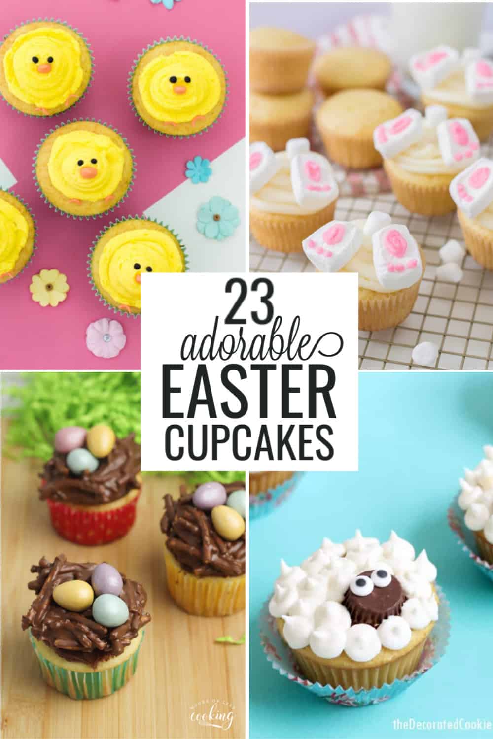 23 Cutest Easter Cupcakes for Kids