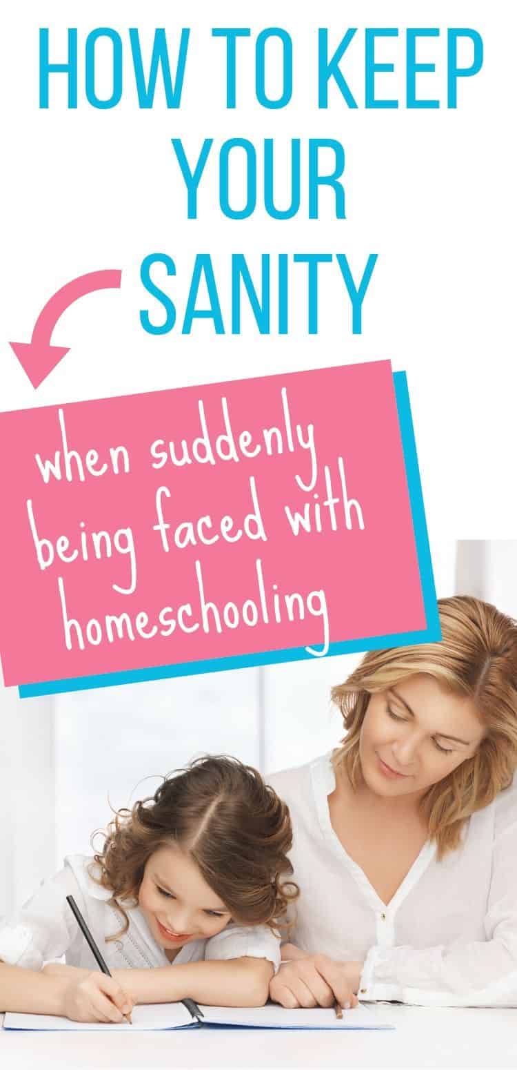 How to Keep Your Sanity While Homeschooling - Big Family Blessings
