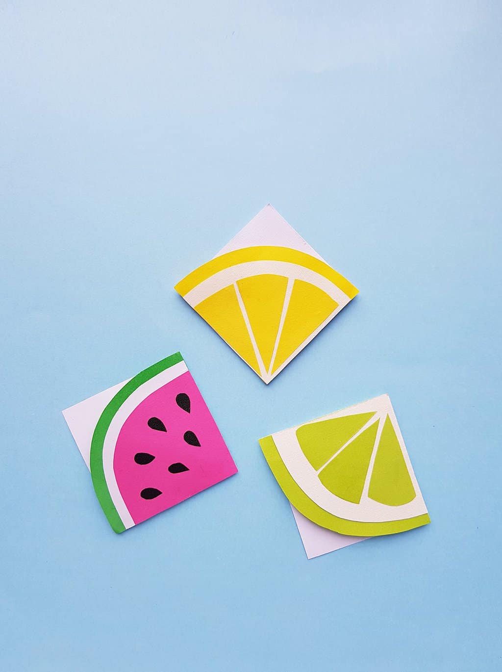 Fruit Origami Corner Bookmark