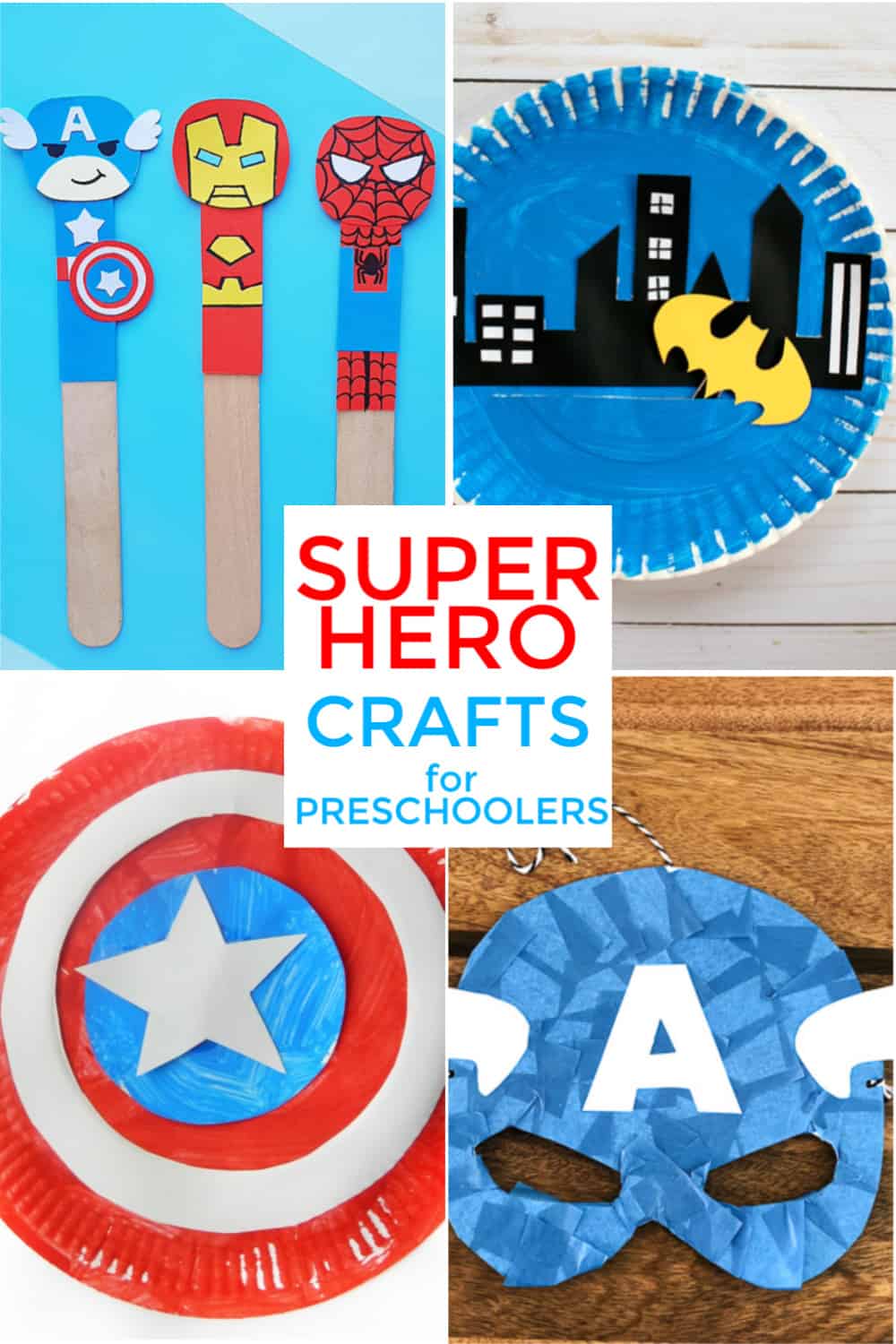 Superhero Crafts for Preschoolers