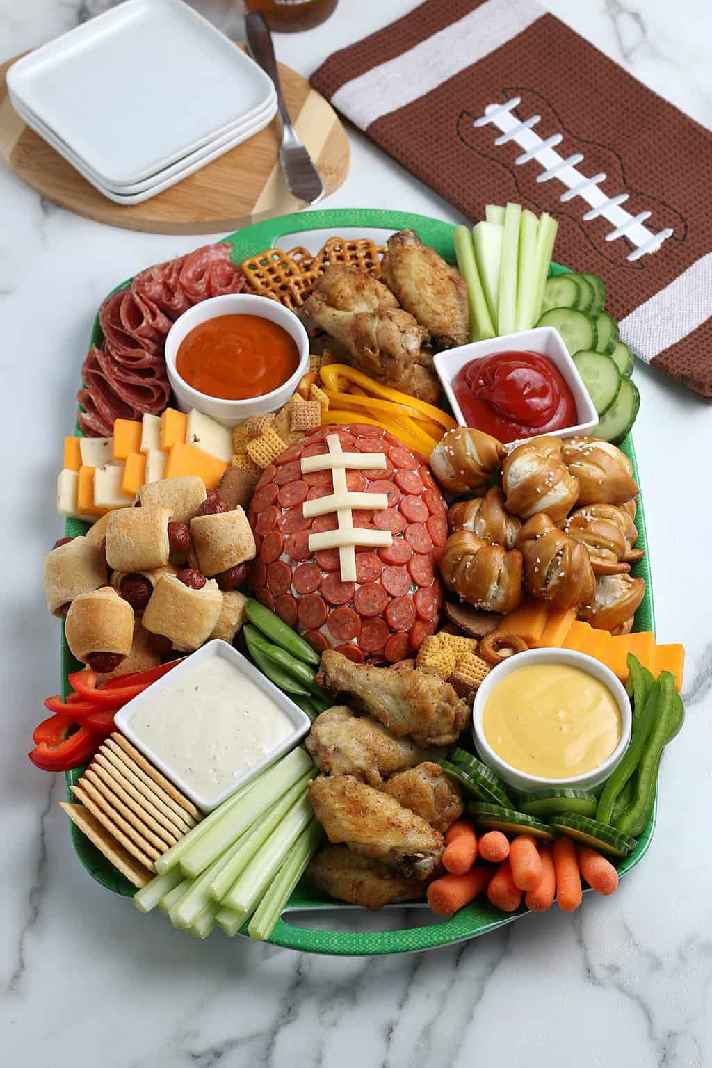Game Day Tailgating Charcuterie Board
