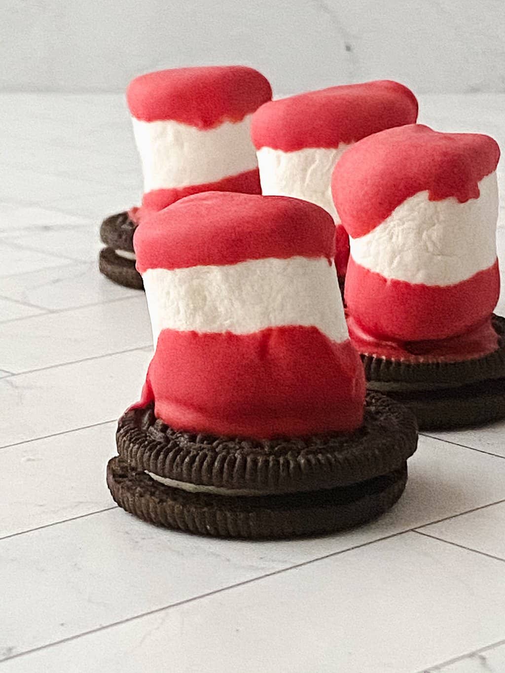 Easy Cat in the Hat Snacks for Dr Seuss Day
