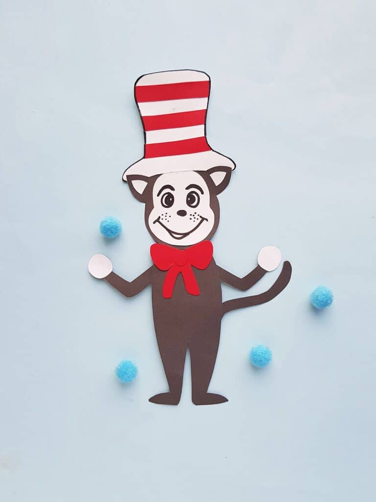 Cat in the Hat Craft for Seuss Week Intended For Blank Cat In The Hat Template