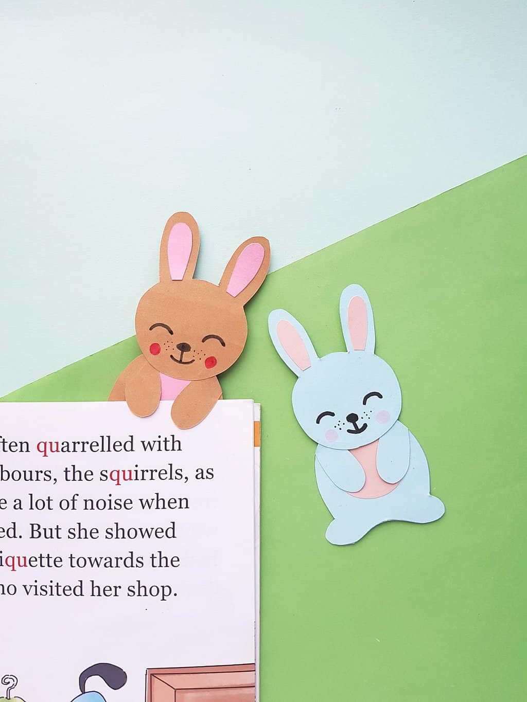 Adorable DIY Bunny Bookmark
