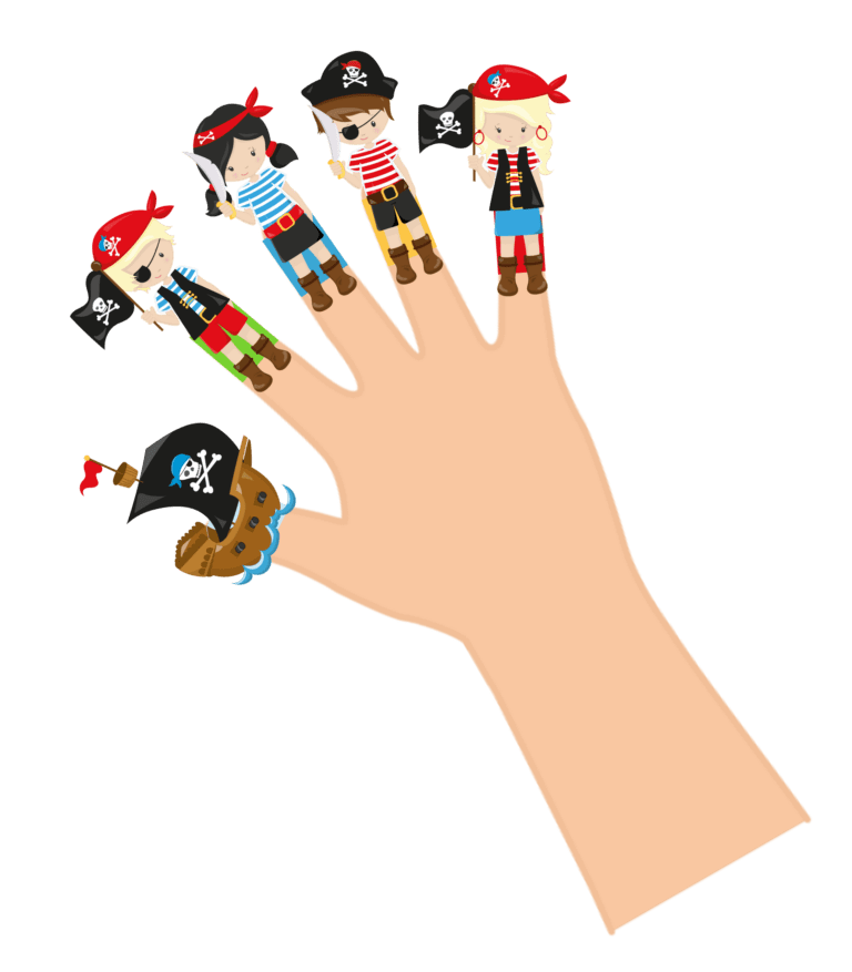 Printable Pirate Finger Puppets - Big Family Blessings