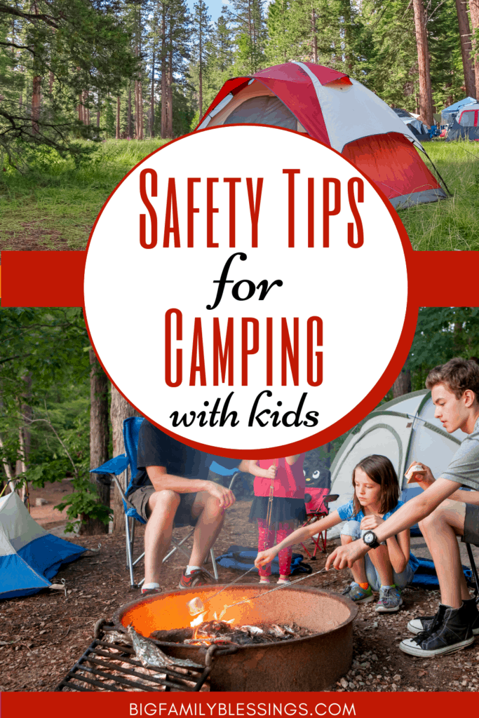Safety tips for camping with kids