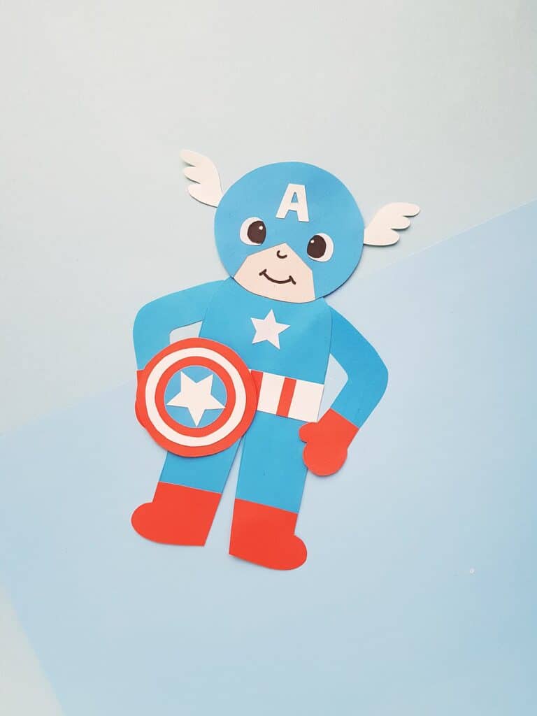 how to make a captain america puppet