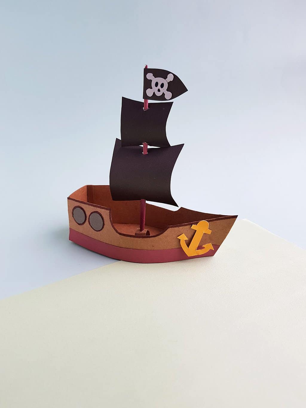 DIY Pirate Ship Craft for Kids