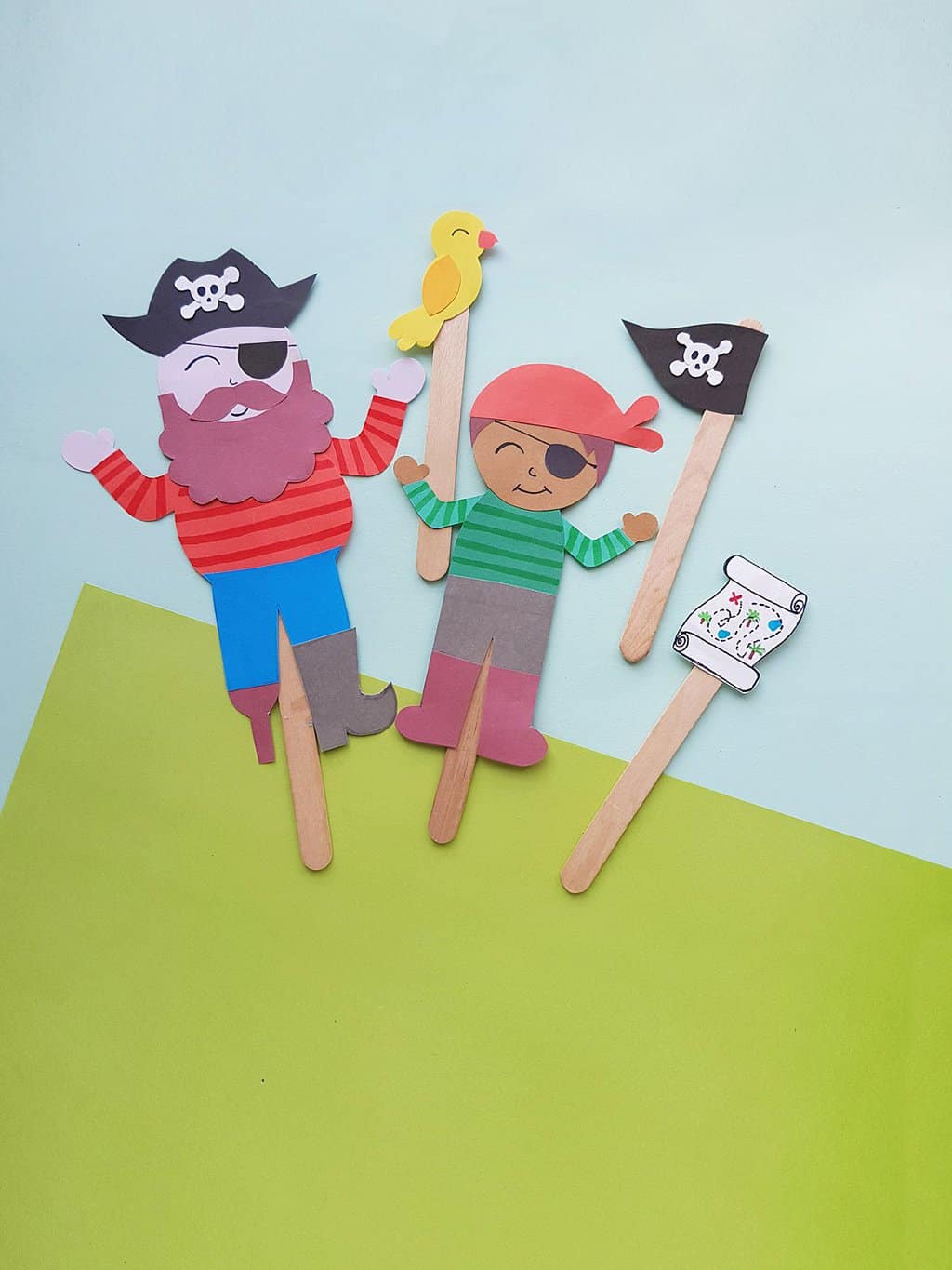 Pirate Puppet Craft for Kids