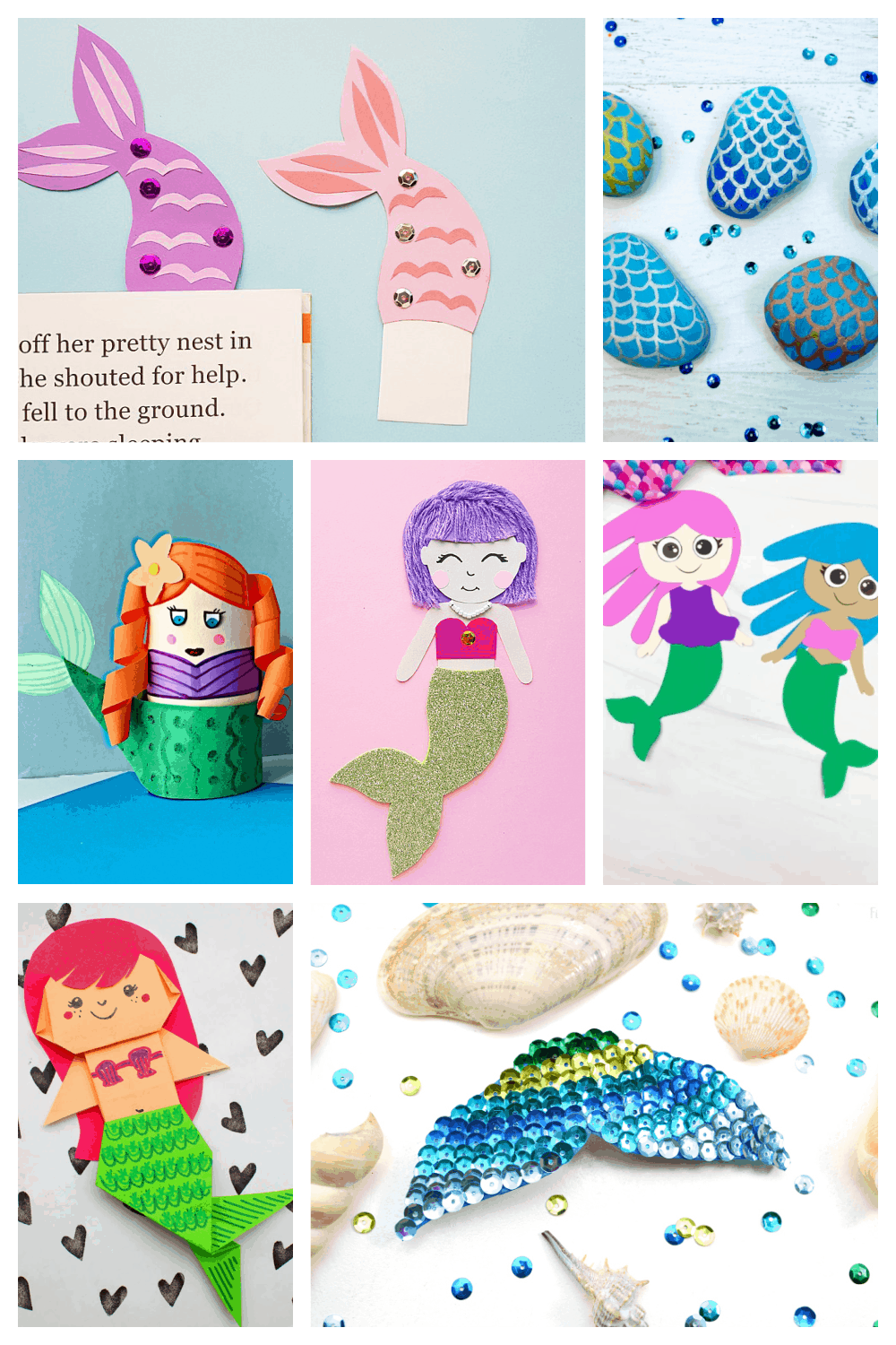 24 Magnificent Mermaid Crafts for Kids