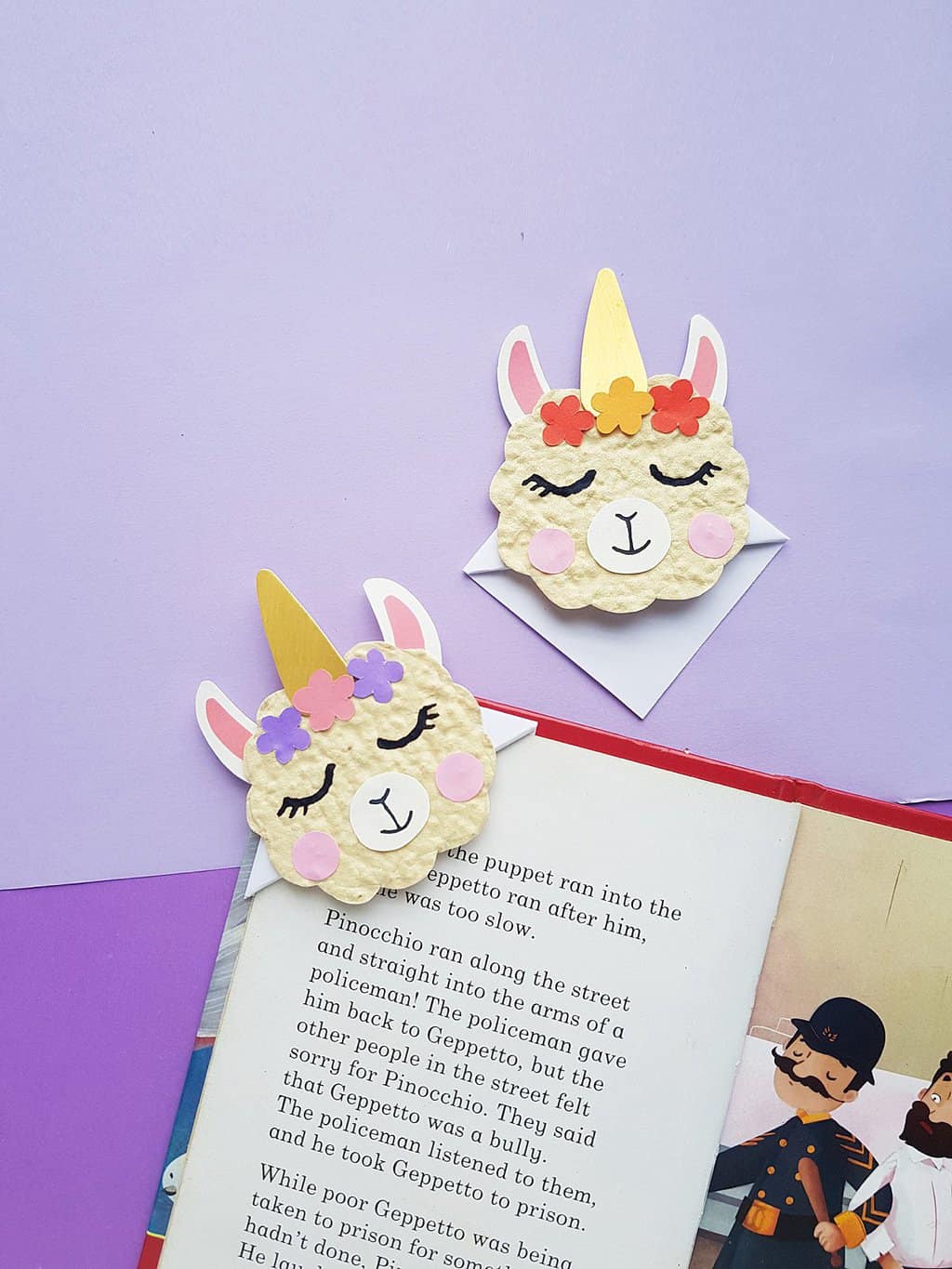 Llamacorn Bookmark Craft