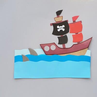 Pirate Ship Craft for Kids