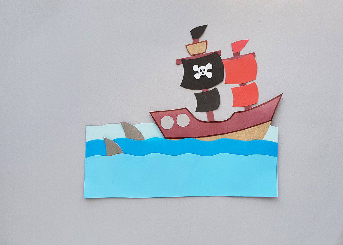 Pirate Ship Craft for Kids