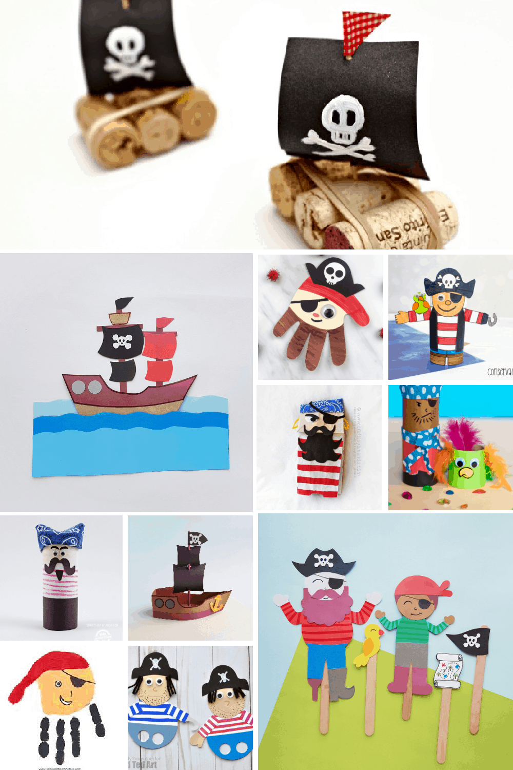 Ahoy Matey!  20 Awesome Pirate Crafts for Kids