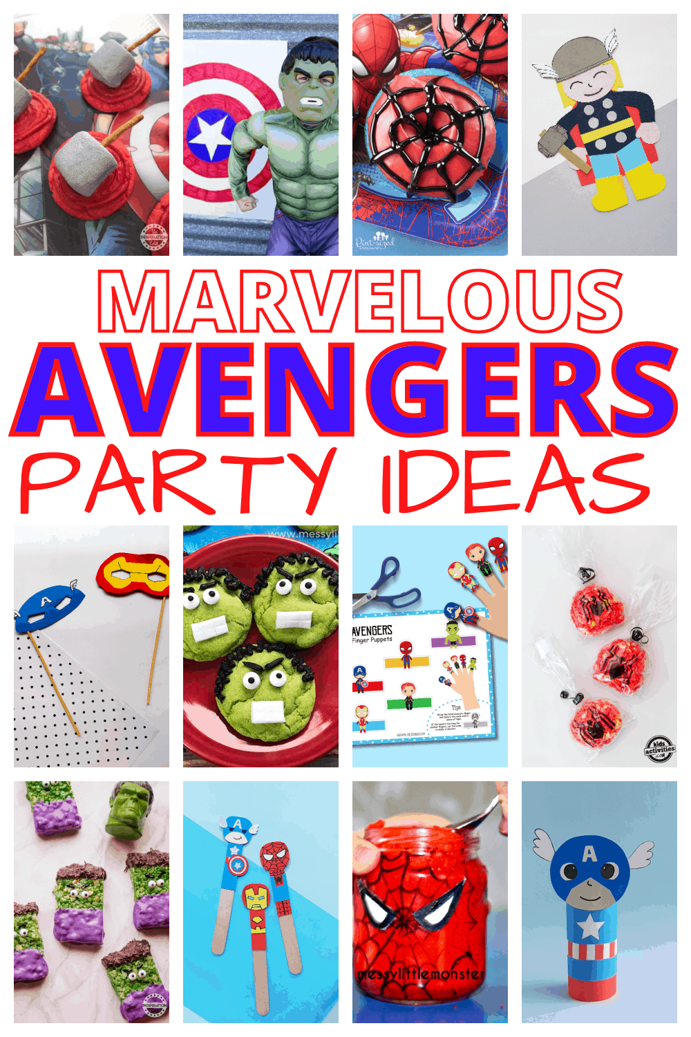 Awesome Avengers Party Ideas - Big Family Blessings