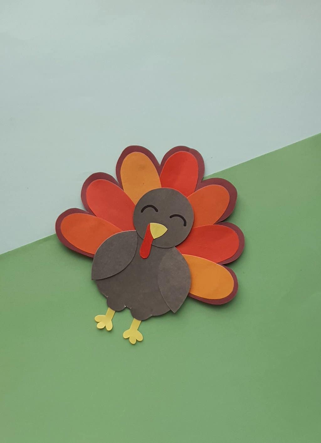 Paper Turkey Craft for Kids