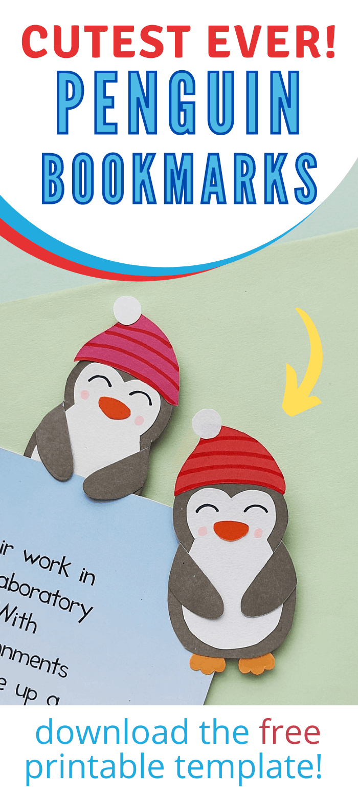 DIY Penguin Bookmark Craft - Big Family Blessings