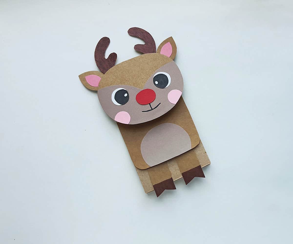6 Reindeer Paper Handle Bags - Gift Toy Loot/Party Bag Filler  Childrens/Kids | eBay
