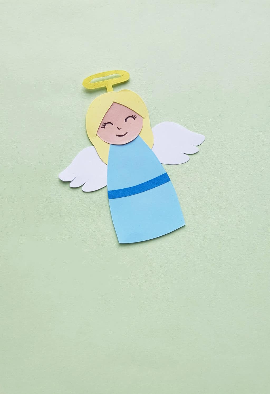 Paper Angel Christmas Craft - Big Family Blessings