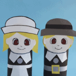 Toilet Paper Roll Pilgrim Craft - Big Family Blessings