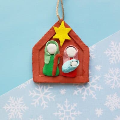 Clay Nativity Ornament Craft