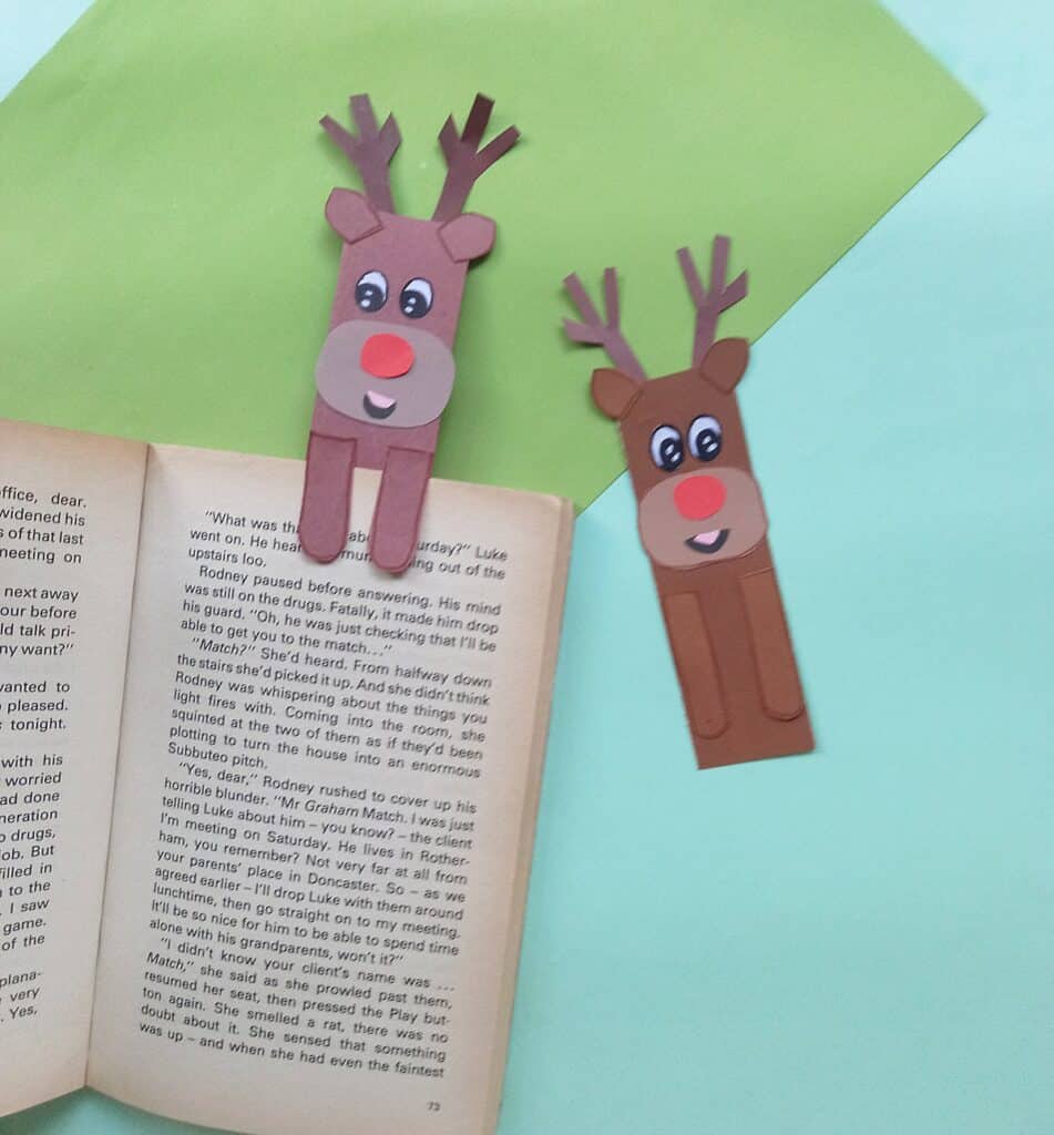 reindeer bookmark