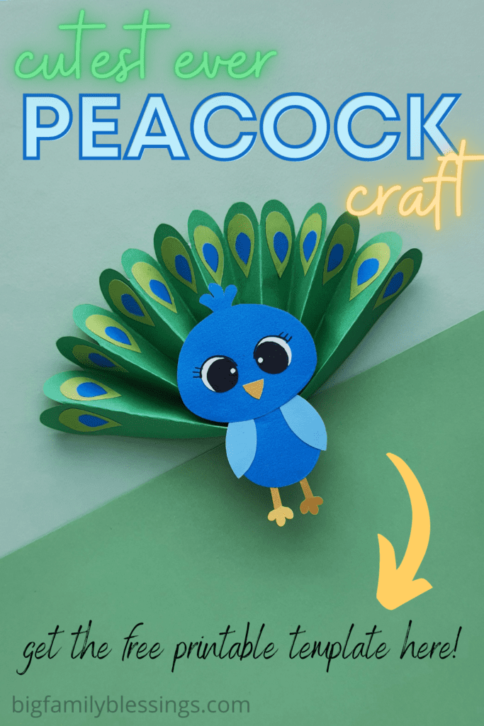 peacock craft for kids
