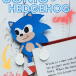 bookmark sonic the hedgehog craft